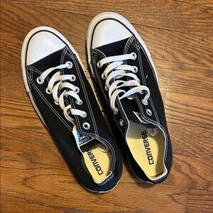 Converse Black and White Low-Top Sneakers
